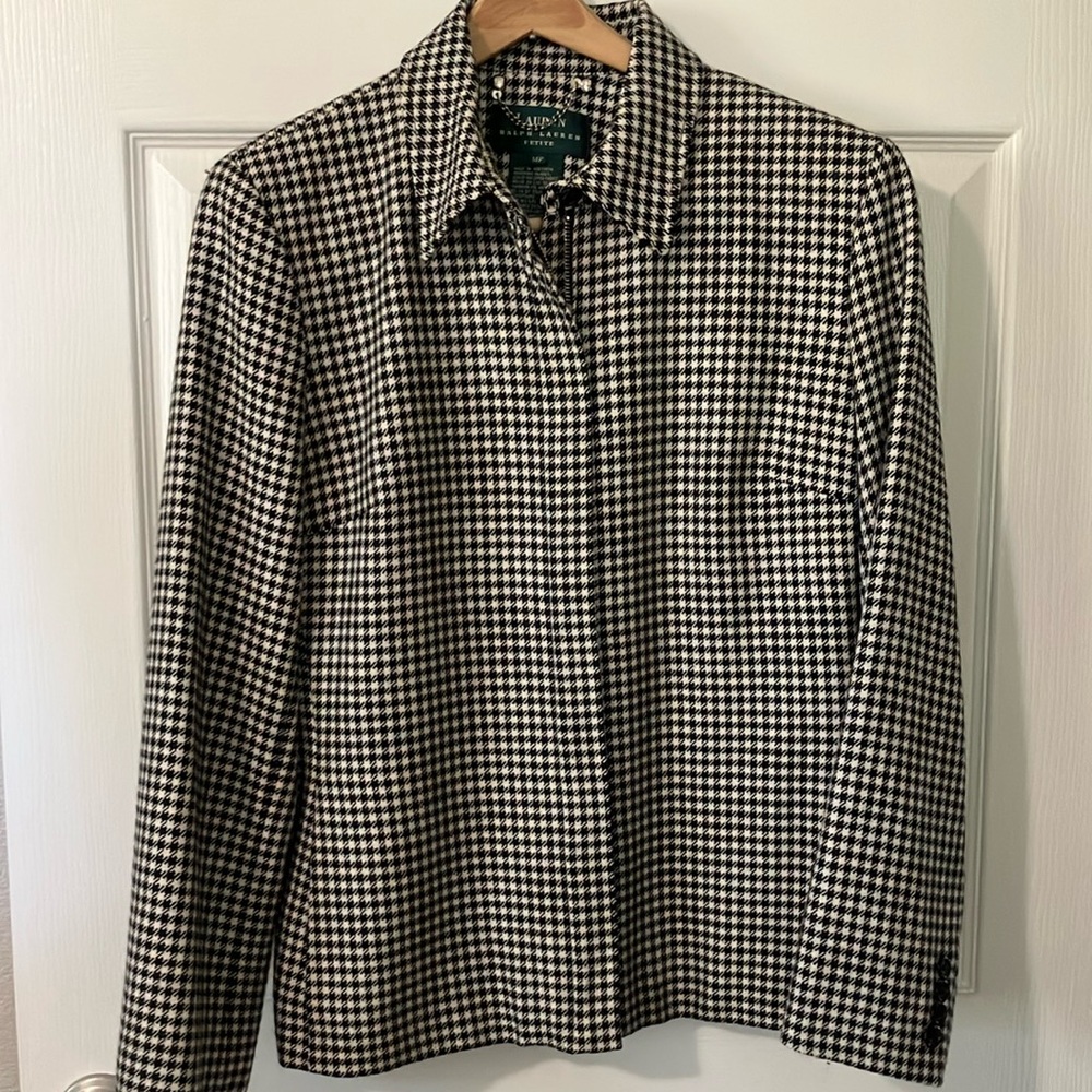 Ralph Lauren Classic Houndstooth Blazer